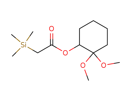 2,2-dimethoxycyclohexyl (trimethylsilyl)acetate