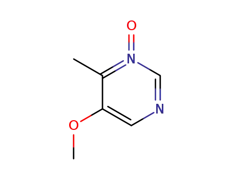 피리미딘, 5-메톡시-4-메틸-, 3-옥사이드(9CI)