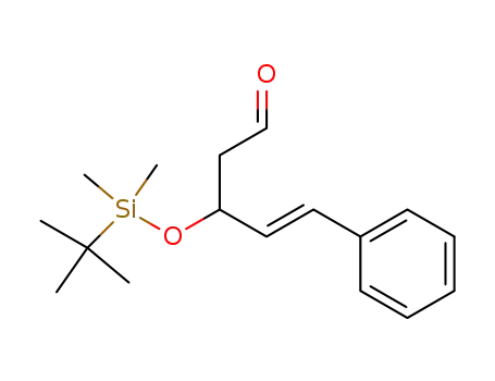 Molecular Structure of 677334-32-6 (4-Pentenal, 3-[[(1,1-dimethylethyl)dimethylsilyl]oxy]-5-phenyl-, (4E)-)