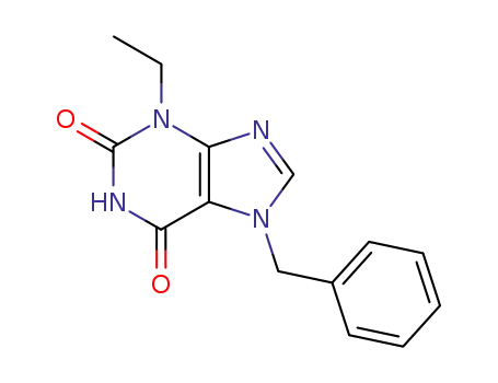 1H-Purine-2,6-dione, 3-ethyl-3,7-dihydro-7-(phenylmethyl)-
