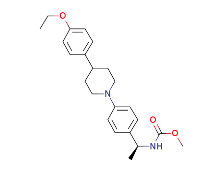 (S)-(1-{4-[4-(4-ethoxy-phenyl)-piperidin-1-yl]-phenyl}-ethyl)-carbamic acid methyl ester