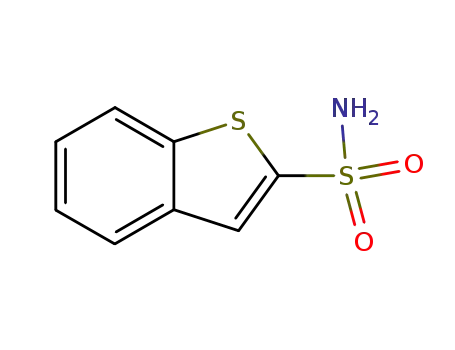 Molecular Structure of 123126-59-0 (Benzo[b]thiophene-2-sulfonamide)