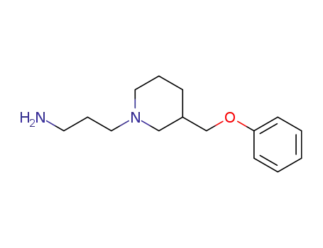 1-Piperidinepropanamine, 3-(phenoxymethyl)-