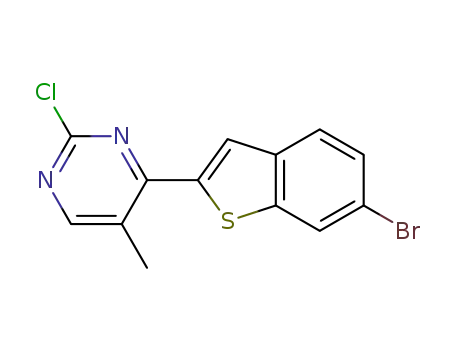 4-(6-bromobenzo[b]thiophen-2-yl)-2-chloro-5-methylpyrimidine