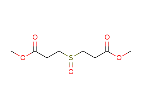 Molecular Structure of 33622-50-3 (Propanoic acid, 3,3'-sulfinylbis-, dimethyl ester)