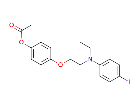 4-[2-[ethyl(4-iodophenyl)amino]ethoxy]phenyl acetate