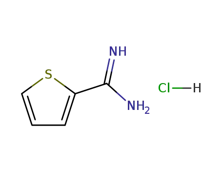 Molecular Structure of 54610-70-7 (2-AMIDINOTHIOPHENE HYDROCHLORIDE)