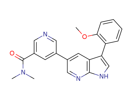3-Pyridinecarboxamide,
5-[3-(2-methoxyphenyl)-1H-pyrrolo[2,3-b]pyridin-5-yl]-N,N-dimethyl-