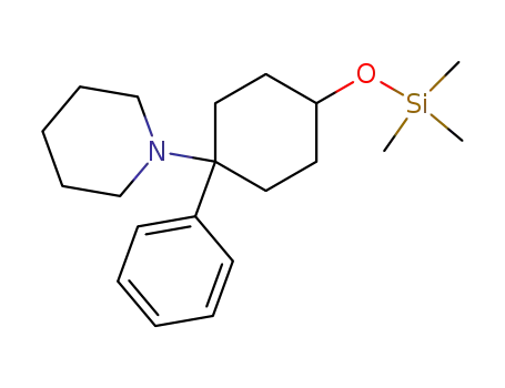 1-(1-Phenyl-4-trimethylsilanyloxy-cyclohexyl)-piperidine