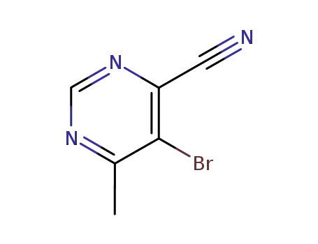 5-Bromo-6-methylpyrimidine-4-carbonitrile