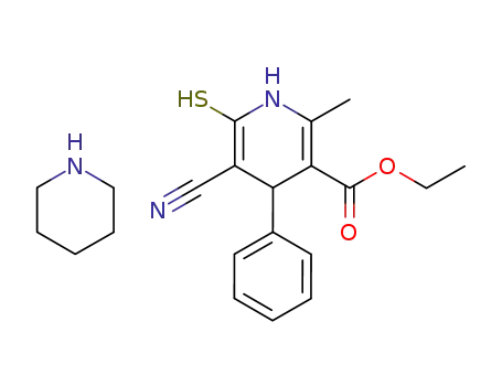 piperidinium salt of 6-methyl-4-phenyl-5-ethoxycarbonyl-3-cyano-1,4-dihydropyridine-2(1H)-thiol