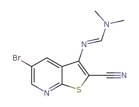 (E)-N′-(5-bromo-2-cyanothieno[2,3-b]pyridin-3-yl)-N,N-dimethylformimidamide