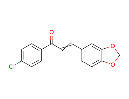 2-Propen-1-one,3-(1,3-benzodioxol-5-yl)-1-(4-chlorophenyl)-