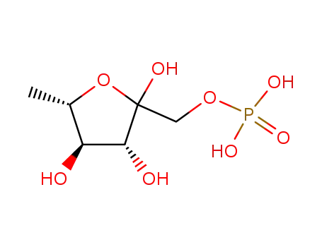 Molecular Structure of 144382-88-7 (6-deoxy-L-fructose 1-phosphate)