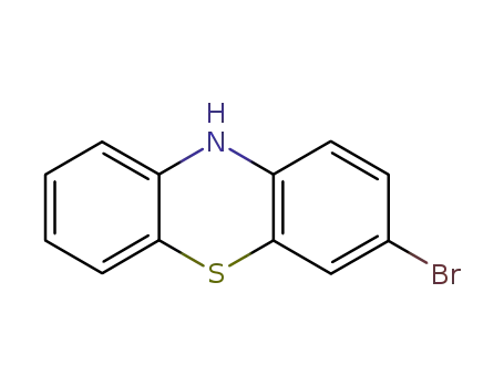 Molecular Structure of 3939-23-9 (3-bromo-10H-phenothiazine)
