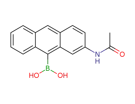 2-(acetylamino)-9-anthracenylboronic acid