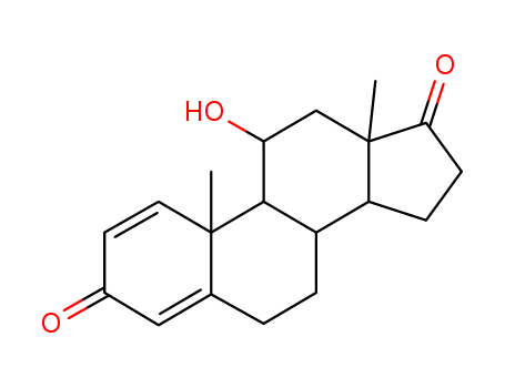 Androsta-1,4-diene-3,17-dione,11-hydroxy-, (11a)- cas  7801-18-5