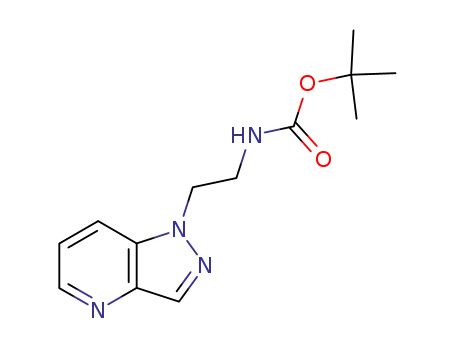 (2-pyrazolo[4,5-b]pyridin-1-ylethyl)carbamic acid tert-butyl ester