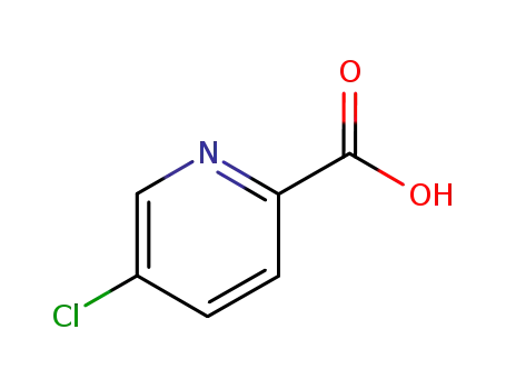 Molecular Structure of 86873-60-1 (5-Chloropyridine-2-carboxylic acid)