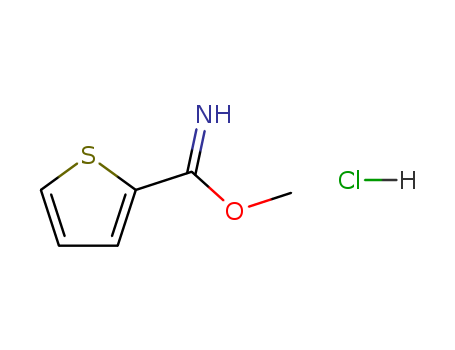 methyl thiophene-2-carbimidate hydrochloride
