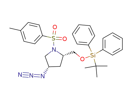 (2S,4S)-4-Azido-2-(tert-butyl-diphenyl-silanyloxymethyl)-1-(toluene-4-sulfonyl)-pyrrolidine