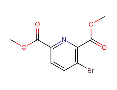 Molecular Structure of 316808-11-4 (Dimethyl 3-bromopyridine-2,6-dicarboxylate)