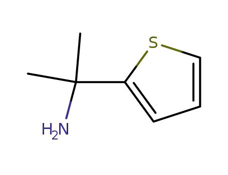 Molecular Structure of 81289-15-8 (1-Methyl-1-thiophen-2-yl-ethylaMine)