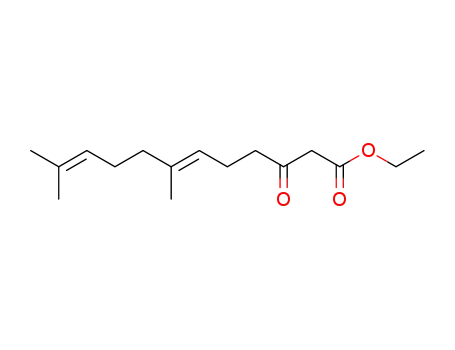 6,10-Dodecadienoic acid, 7,11-dimethyl-3-oxo-, ethyl ester, (E)-
