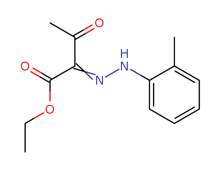 Butanoic acid, 2-[(2-methylphenyl)hydrazono]-3-oxo-, ethyl ester