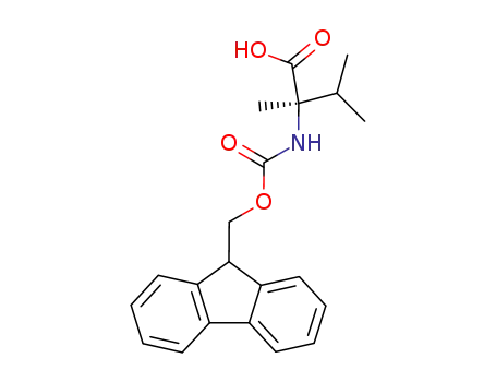Molecular Structure of 616867-28-8 ((R)-N-FMOC-alpha-Methylvaline, 98% ee, 98%)