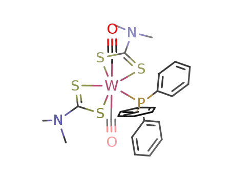 dicarbonylbis(N,N-dimethyldithiocarbamato)(triphenylphosphine)tungsten(II)
