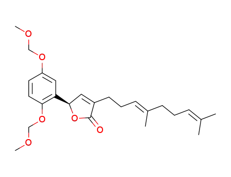 (5R,3''E)-5-[2',5'-bis(methoxymethoxyphenyl)]-3-(4'',8''-dimethylnona-3'',7''-dien-1''-yl)-2(5H)-furanone