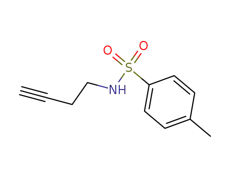 Molecular Structure of 161040-05-7 (Benzenesulfonamide, N-3-butynyl-4-methyl-)