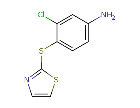 Benzenamine, 3-chloro-4-(2-thiazolylthio)-