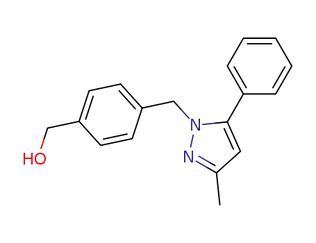 {4-[(3-methyl-5-phenyl-1H-pyrazol-1-yl)methyl]phenyl}methanol