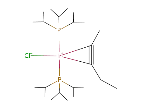 [IrCl(P(CH(CH<sub>3</sub>)2)3)2(CH<sub>3</sub>CCC<sub>2</sub>H<sub>5</sub>)]