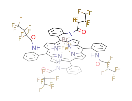 iron meso-tetrakis(heptafluorobutyramidophenyl)porphyrin bromide