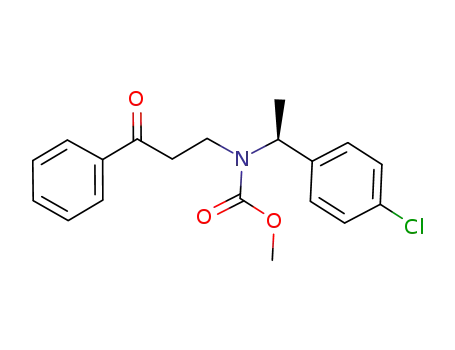 [(S)-1-(4-chloro-phenyl)-ethyl]-(3-oxo-3-phenyl-propyl)-carbamic acid methyl ester