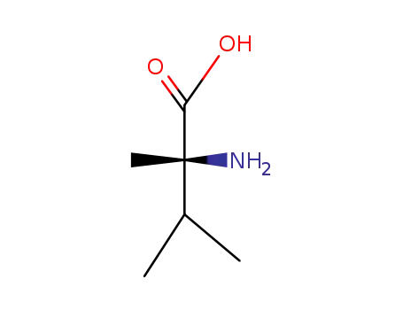 Molecular Structure of 53940-82-2 (D-Valine, 2-methyl-)