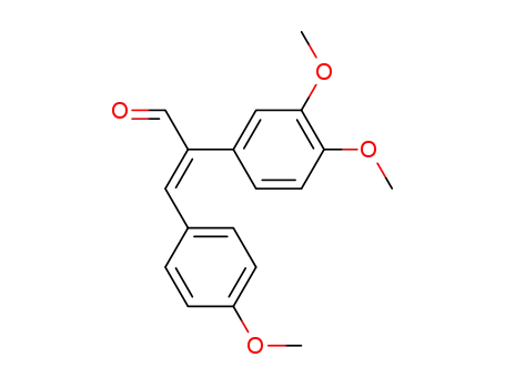 (E)-2-(3,4-dimethoxyphenyl)-3-(4-methoxyphenyl)acrylaldehyde