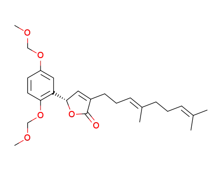 (5S,3''E)-5-[2',5'-bis(methoxymethoxyphenyl)]-3-(4'',8''-dimethylnona-3'',7''-dien-1''-yl)-2(5H)-furanone