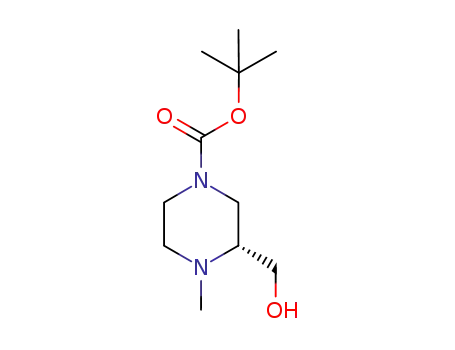 1-Piperazinecarboxylic acid, 3-(hydroxymethyl)-4-methyl-,
1,1-dimethylethyl ester, (3R)-