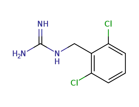 Molecular Structure of 14885-07-5 (N-(2,6-DICHLORO-BENZYL)-GUANIDINE)