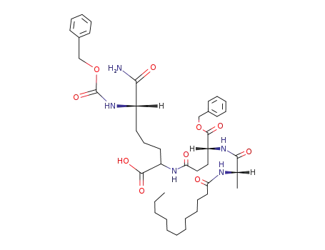 N<sup>2</sup>-<O<sup>1</sup>-benzyl-N-(N-lauroyl-L-alanyl)-γ-D-glutamyl>-N<sup>6</sup>-benzyloxycarbonyl-L-2,6-diaminopimelamic acid