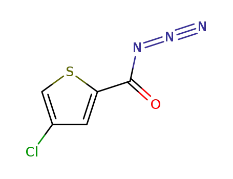 4-Chlor-thiophen-2-carbonsaeureazid