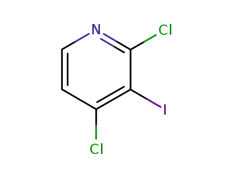 Molecular Structure of 343781-36-2 (2,4-Dichloro-3-iodopyridine)