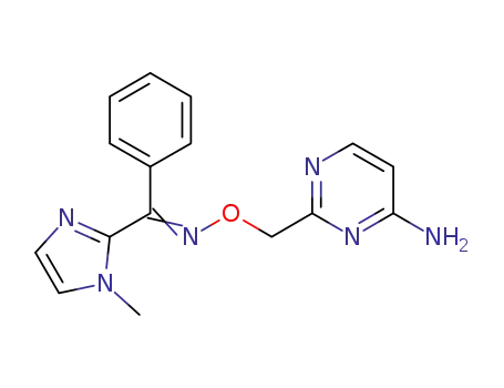 2-[({[(1-methyl-1H-imidazol-2-yl)(phenyl)methylene]amino}oxy)methyl]pyrimidin-4-amine