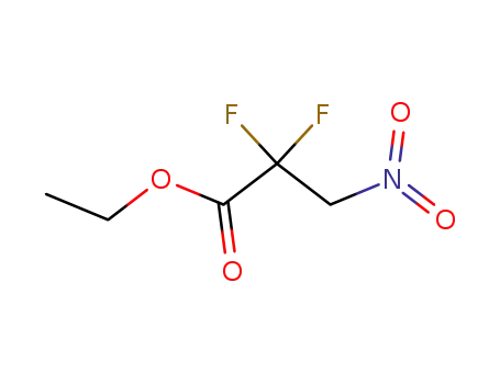 Molecular Structure of 34139-20-3 (Ethyl-α,α-difluoro-β-nitropropionat)
