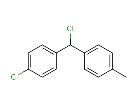 Benzene, 1-chloro-4-[chloro(4-methylphenyl)methyl]-
