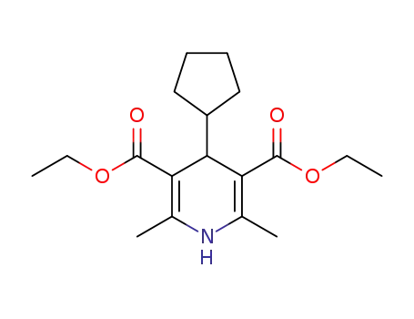 diethyl 4-cyclopentyl-2,6-dimethyl-1,4-dihydropyridine-3,5-dicarboxylate